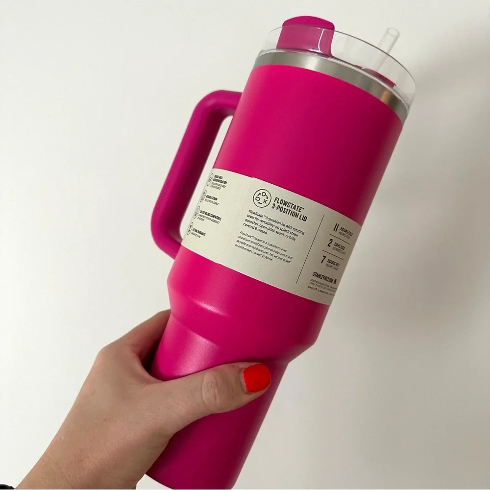 Stanley Pink Quencher H2.0 Tumbler - Picture 2 of 2